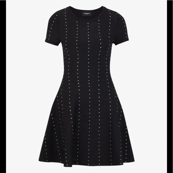 THE KOOPLES Studded Knit Dress Size 1 - Picture 4 of 12